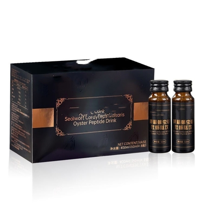 A bebida do Peptide do OEM LOGO Sealwort Cordyceps Militaris Oyster melhora o líquido oral dos cuidados médicos masculinos da resistência