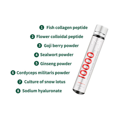 Líquido Phyto do colagênio do Oem Rose Beauty Collagen Drink Marine da bebida líquida oral