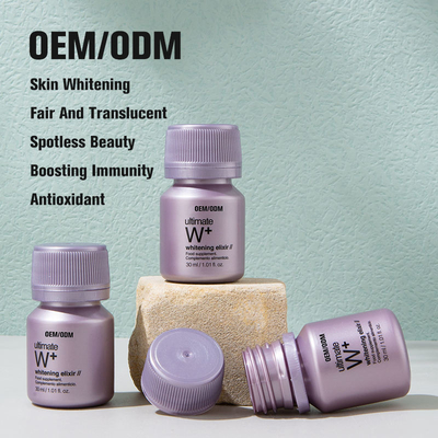 OEM de alta qualidade 30ml super branqueador líquido oral anti-oxidante para aumentar a imunidade da pele e iluminar a bebida suplemento