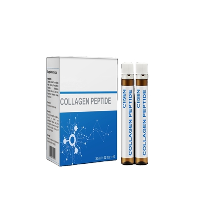 Solução de clareamento e cuidados com a pele OEM, bebida de beleza, solução oral de peptídeo de colágeno de micromolécula