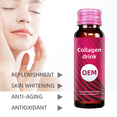 Líquidos orais de peptídeo de colágeno para clareamento da pele 30 ml x 8