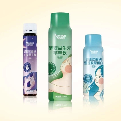 Bebida de colágeno líquido oral cogumelo sabugueiro feminino 30 ml 50 ml garrafa de vidro OEM PE