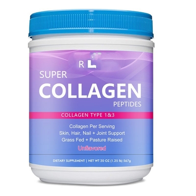 Pó para bebida de proteína de colágeno OEM Produtos de beleza Colágeno de peixe hidrolisado Peptídeo de colágeno