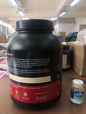 Pó 100% de construção da proteína da bandeira de ouro do músculo do corpo do pó do isolado da proteína do soro da marca própria do OEM 5lb