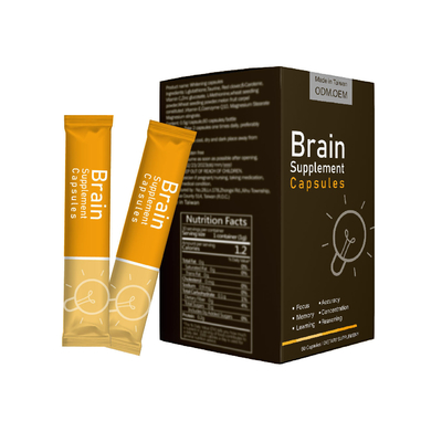 O OEM aumentou a memória e a concentração Brain Supplement Powder For Students avançado, os adultos, e as pessoas adultas