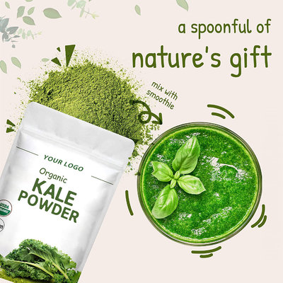 Pó orgânico do extrato da couve do pó de Superfood Juiced dos verdes do OEM