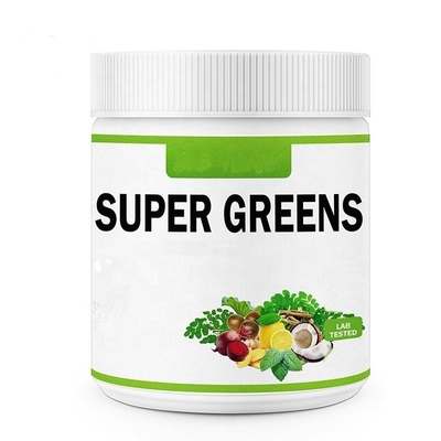 Enzimas digestivas Probióticos Superalimento Verdes Mistura Pó OEM Com Spirulina Chlorella