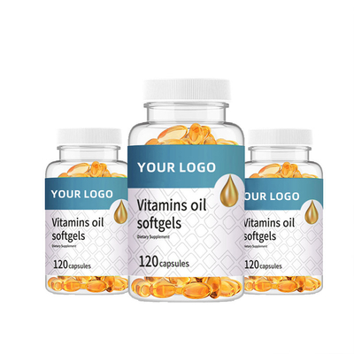 OEM 5000iu Vitamina D3 Cápsulas Softgel Suplemento de Cálcio OEM Vitamina D3 K2 Softgel
