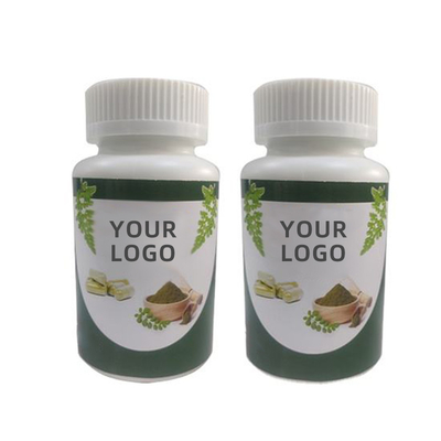 As marcas próprias que do pó do OEM Moringa moringa encerra orgânico personalizam o pó da folha de moringa