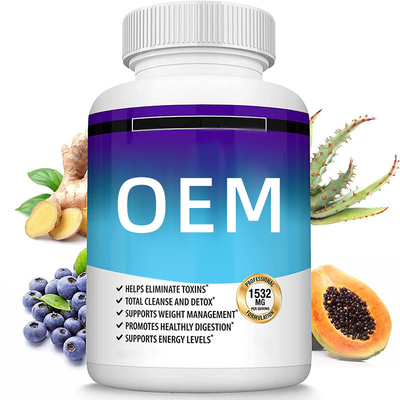 Cápsula OEM para perda de peso Frozen Detox Musgo do mar Cápsula de vinagre de maçã Cápsulas de emagrecimento