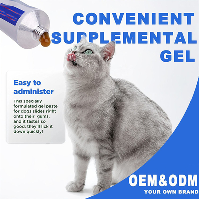 O cão Cat Vitamins Minerals Healthy Care de OEM&amp;ODM suplementa o gel positivo da nutrição do animal de estimação 120g