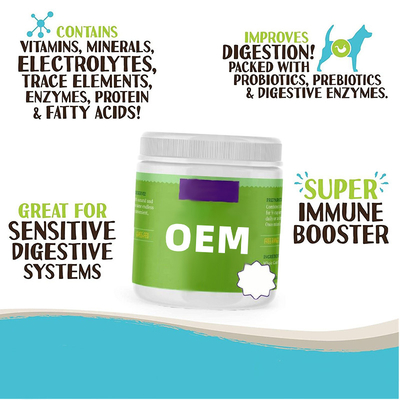 Pó Probiótico Nutricional OEM Vitamina Cão Alergia Imune Suplemento Cão