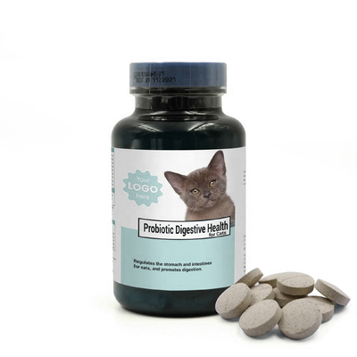 Suplementos ao animal de estimação da marca própria para gatos