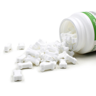 Suplementos nutricionais 2G/PC OEM para animais de estimação Vitamina Leite de Cabra Suplementos de Cálcio Cão