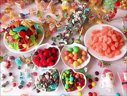 Dos doces gomosos da tabuleta do sabor do fruto OEM misturado 2.5kgx6bags/Carton da cor