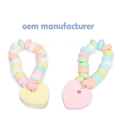 Doce da colar dos doces do vegetariano dos doces da tabuleta do OEM para crianças