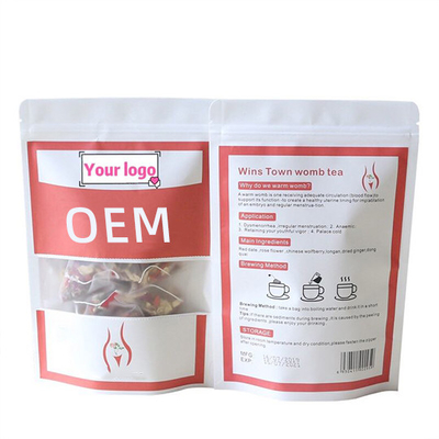 Chá morno do ventre Herb Fibroid Tea Uterus Cleaning Tearelief da dor feminino natural do OEM 100%