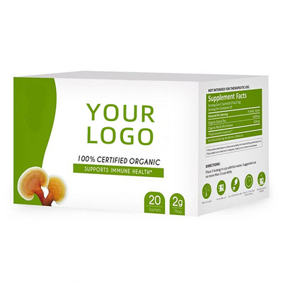 OEM Ganoderma Lucidum Cogumelo Lingzhi Saco de Chá Verde Instantâneo Chá Detox Herbal Saúde
