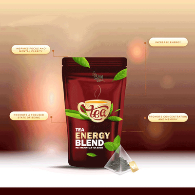 Chá alto orgânico do impulso do de alta energia da cafeína do OEM