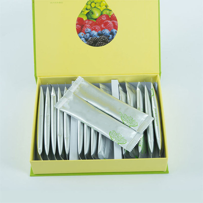15 Sticks/Caixa Detox Fiber Powder OEM Matéria-prima Enzima de Fruta em Pó