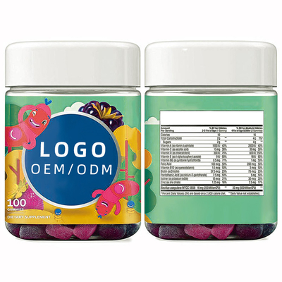 OEM Suplementos nutricionais para crianças Multivitamínicos Gummies Daily Healthcare Booster Imune Gummy