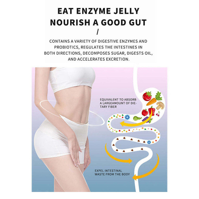 A marca própria de OEM/ODM melhora a enzima frutado Jelly For Weight Loss de Jelly Drops Enzyme Jelly Collagen da imunidade