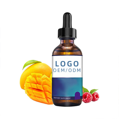30ml Biotina Colágeno Gotas Emagrecedoras BHB Keto Gotas OEM Oil Seed Herbal Extract Óleo Essencial
