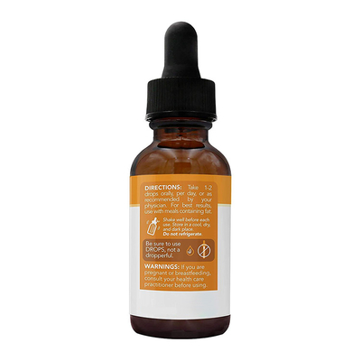 Toda a não vitamina natural D3 do OEM de GMO com gotas K2 líquidas