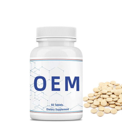O iodo do potássio das tabuletas 65mg do iodo do OEM do ODM marca comprimidos do suplemento ao iodo do apoio do tiroide