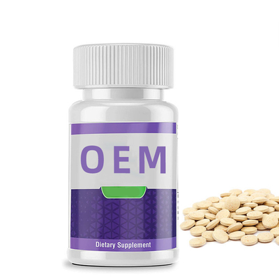 O iodo do potássio das tabuletas 65mg do iodo do OEM do ODM marca comprimidos do suplemento ao iodo do apoio do tiroide