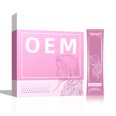 Da beleza nutritiva dos suplementos às mulheres do OEM do ODM pó orgânico do colagênio para o problema das mulheres