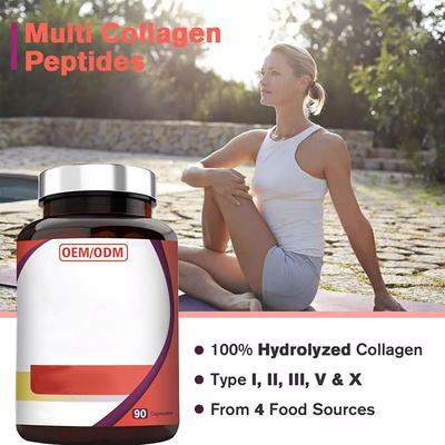 60 / 90/120cts/cápsulas nutritivas do alvejante do suplemento dietético ao colagênio dos suplementos mulheres da garrafa