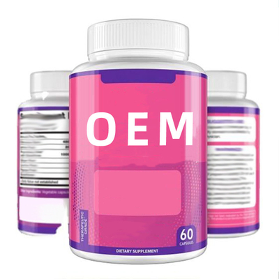 Da cápsula branca nutritiva dos suplementos às mulheres do colagênio do ODM do OEM suplemento branco aos cuidados médicos da pele