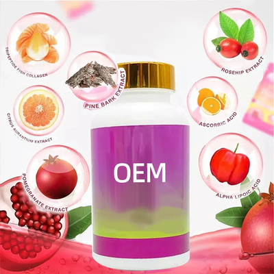 OEM Glutationa Pílulas de clareamento da pele 60pcs/Soft Gel