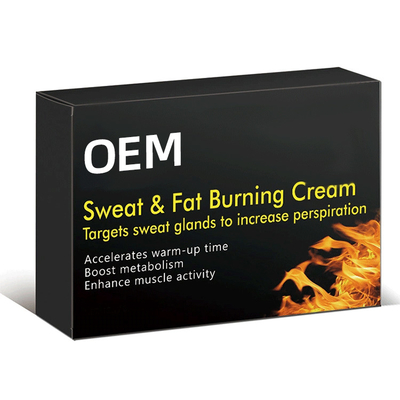 Enhancer de exercício de marca privada queima de gordura perda de peso creme magro 100g para homem mulher
