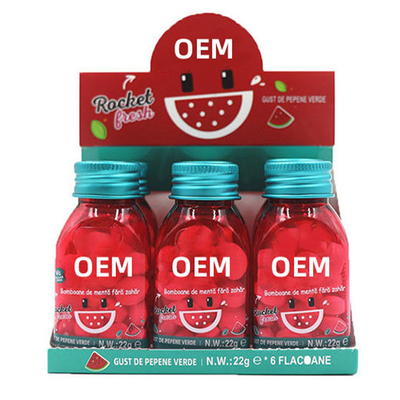 Doces de hortelã com infusão de vitaminas sem açúcar doces frescos de hortelã com vitaminas essenciais